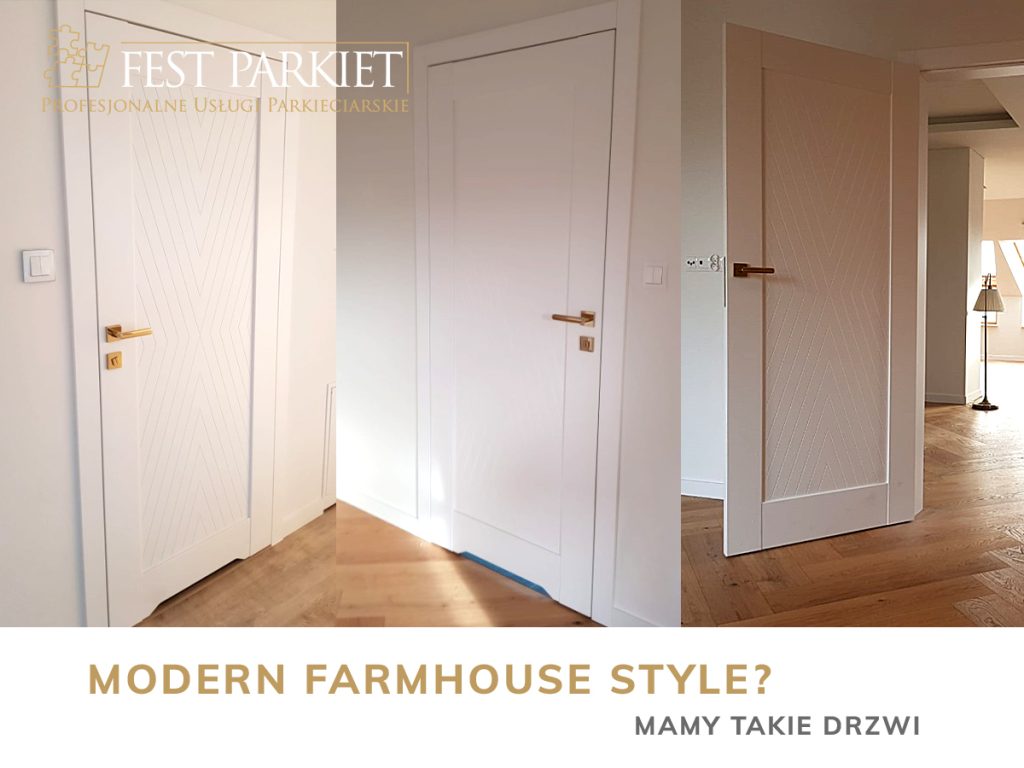 drzwi modern farmhouse style